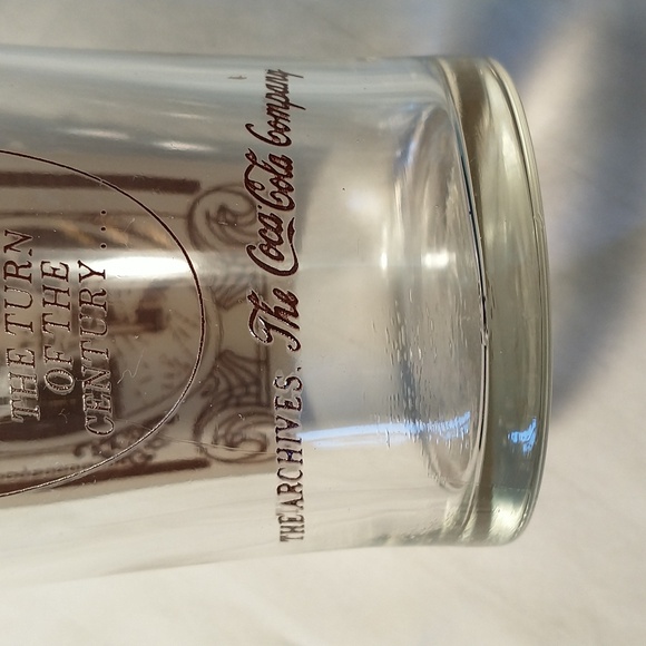 Set of 6 Coca Cola 16oz Archives Flair Glasses Vintage - Picture 5 of 7